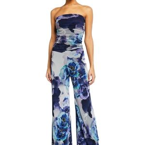 Bandeau Floral Jumpsuit